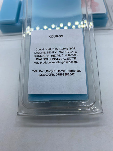 Kouros scented wax melt (aftershave)