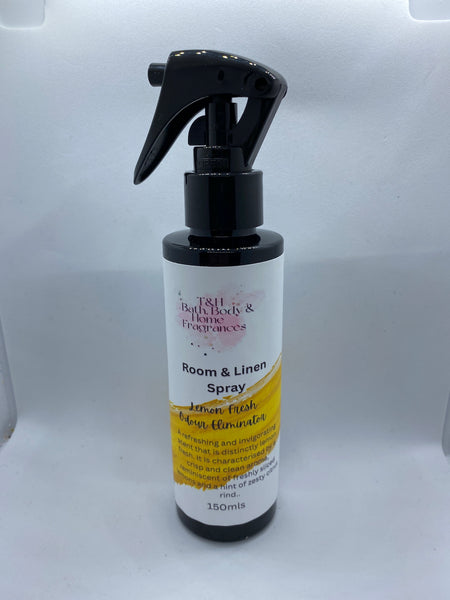 Lemon Fresh Odour Eliminator Room & Linen Spray 150mls