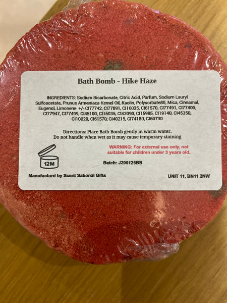 Hike Haze Scented Bath Bomb