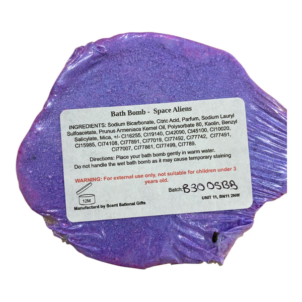 Space Aliens Scented Bath Bomb