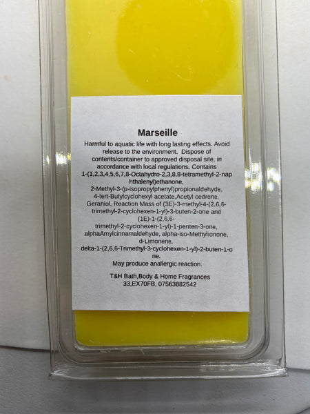 Marseille scented wax melt ( Spanish cleaning)