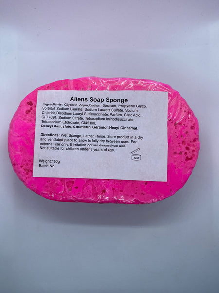 Aliens Soap Sponge