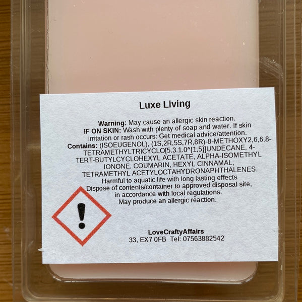Luxe Living Wax Melt