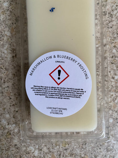 Marshmallow & Blueberry Frosting