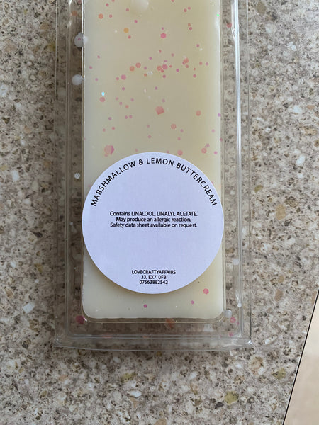 Marshmallow & Lemon Buttercream Wax Melt