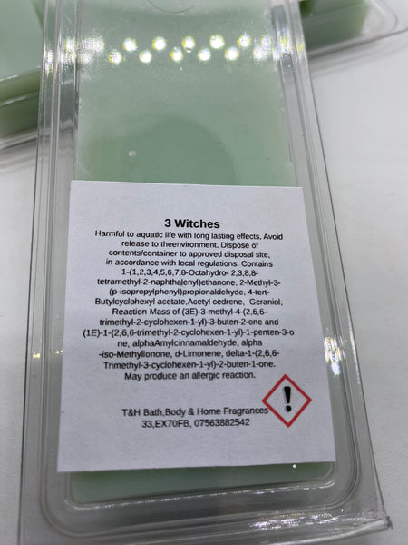 3 Witches scented wax melt (Spanish cleaning)
