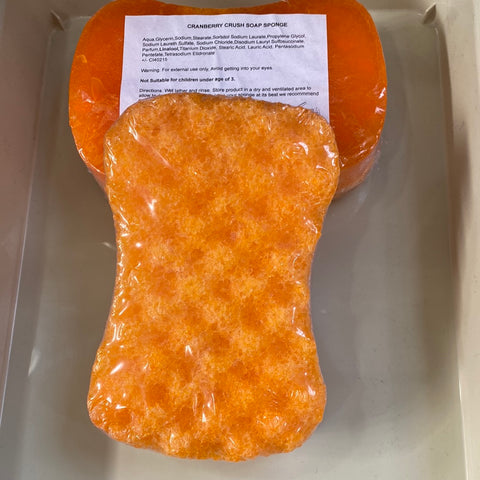 Cranberry Crush Soap Sponge