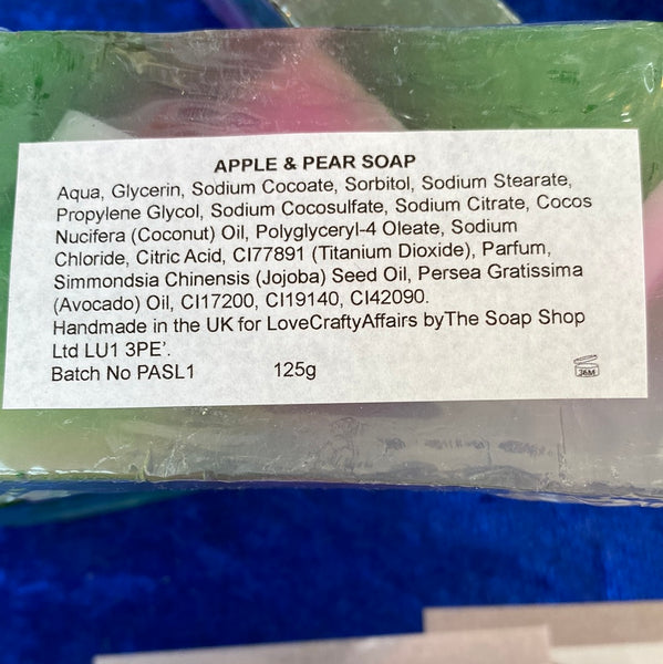 APPLE & PEAR SOAP