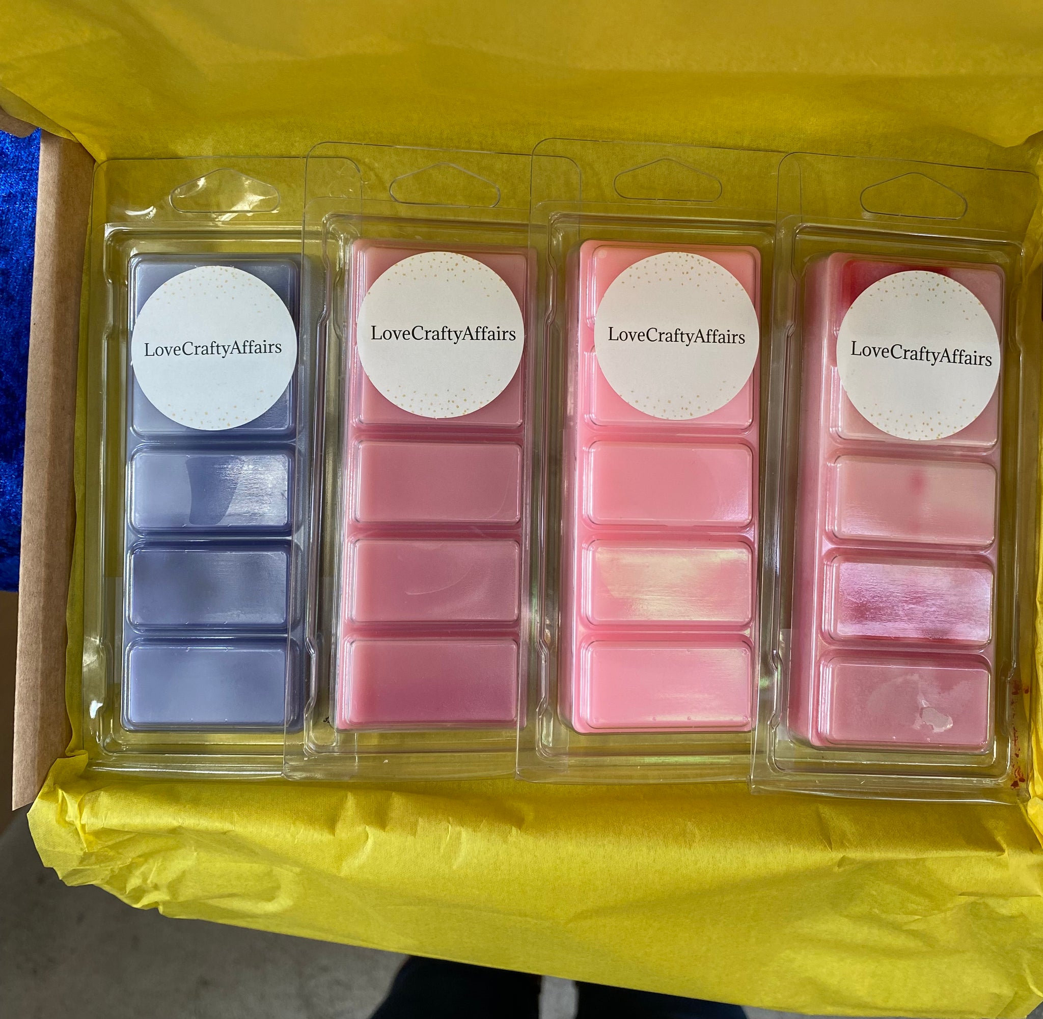 Laundry wax melt set